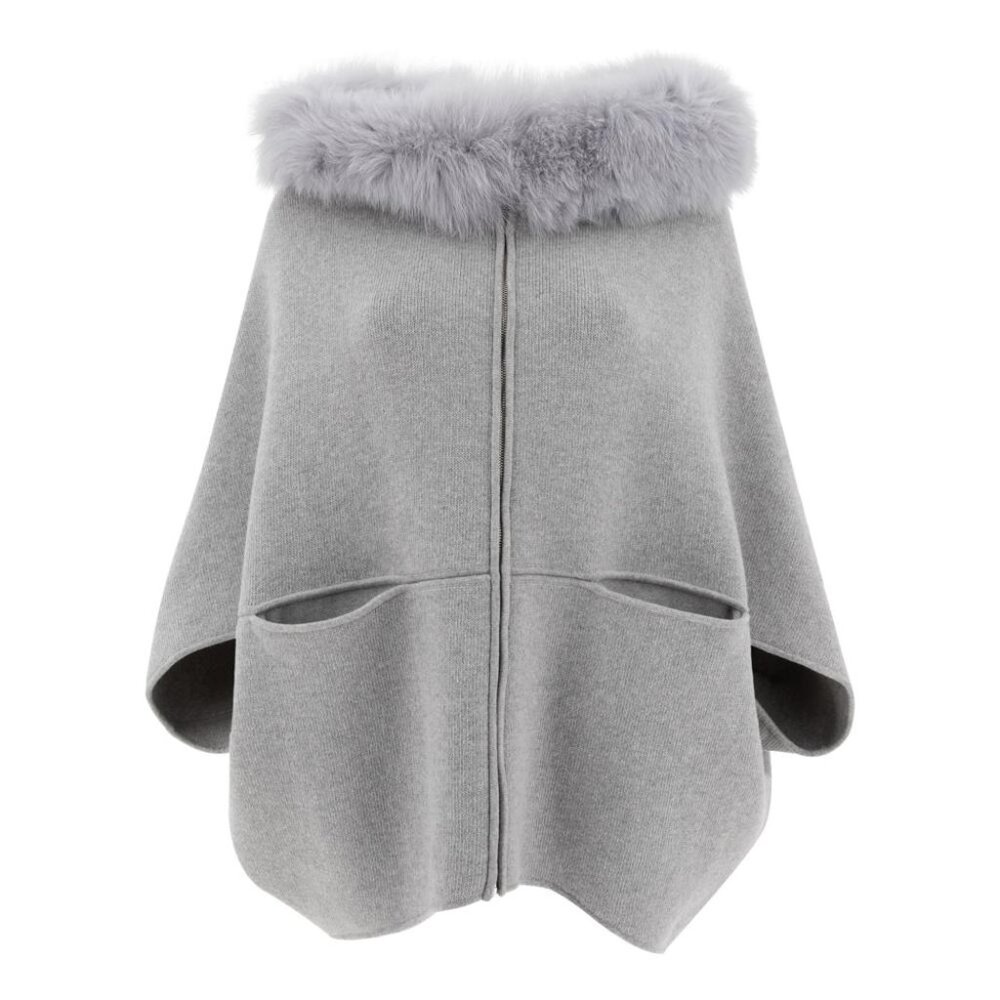 Giovi Wool And Cashmere Poncho tag size S Women